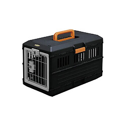 IRIS OHYAMA - Boîte de transport pliable FC-550 - Max 12 kg - Noir - 31,5 x 55 x 36,4 cm - Pour chien et chat