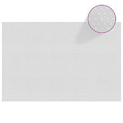 vidaXL Film solaire de piscine flottant PE 300x200 cm Gris