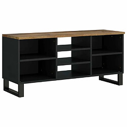 Maison Chic Meuble TV scandinave - Banc TV pour salon 100x33x46 cm bois de manguier et d'ingénierie -MN69260