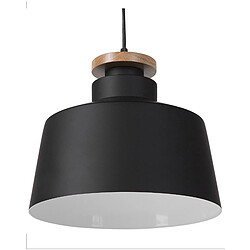 Beliani Lampe suspension DANUBE Métal Noir