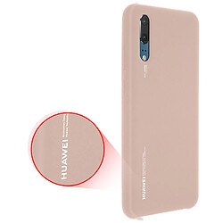 Coque Huawei P20 Coque Soft Touch Semi-rigide D'origine Huawei - Rose pas cher