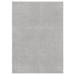 vidaXL Tapis à poils courts 120x170 cm Gris clair