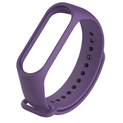 Bracelet en silicone unicolore violet pour votre Xiaomi Mi Band 4