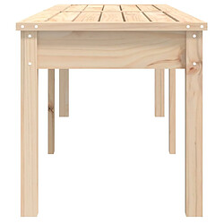 Acheter vidaXL Banc de jardin à 2 places 159,5x44x45 cm bois massif de pin