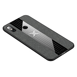 Avis Wewoo Coque Souple Pour Xiaomi Mi Max 3 XINLI tissu cousu Texture TPU antichoc de protection Gris