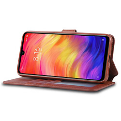 Wewoo Housse Coque Pour Xiaomi Redmi 7 AZNS Texture du mollet Etui en cuir avec rabat horizontal magnétique PU supportfentes cartes et cadre photo Soufflé pas cher