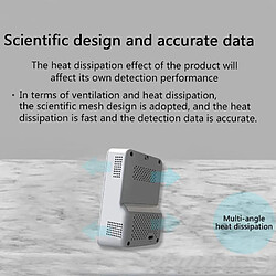 Détecteur de CO2 Portable avec Ecran Couleur Intelligent et Alarme Sonore YONIS pas cher