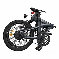 Vélo électrique pliant ADO Air 20S - Moteur 250W Batterie 36V9.6Ah Assisté Autonomie 100KM Freins à Disque Hydrauliques - Gris pas cher