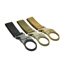 3pcs Ceinture Pince en Nylon Molle Sangle Sangle Boucles Clips Crochets Pour Suspendre Bouteilles D'eau de Sport