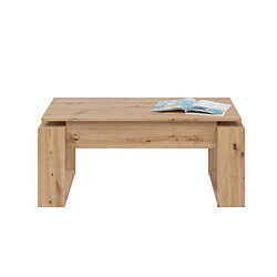 Dansmamaison Table basse relevable Chêne - TOZA