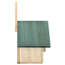 Avis vidaXL Nichoirs 4 pcs 24x16x30 cm Bois de sapin