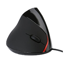 Universal Interface USB de souris verticale optique Bureau de la souris câblée, noir