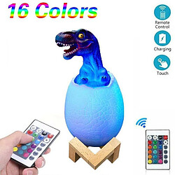 Universal NOUVEAU DINOSAURE LUMINEUX 3D DINOSAURE TOY BOY CONTROL LAMPE POUR ENFANTS PAT CARACTÉRISTIQUE DINOSAURE 16 ANNIVERSAIRE AVEC CADEAU REM