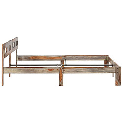 Acheter Maison Chic Lit adulte - Lit simple Cadre de lit,Structure du lit Contemporain Bois massif 200x200 cm -MN87937