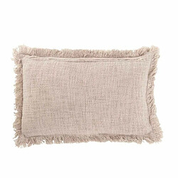 Paris Prix Coussin Déco Franges Velours 35x55cm Rose