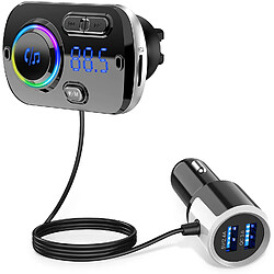 INF Transmetteur FM sans fil pour la voiture Bluetooth 5.0 QC3