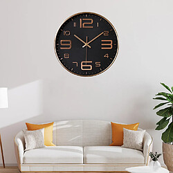 Avis Horloge murale montre de mur de mur en plastique décoratif