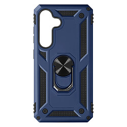 Avizar Coque pour Samsung Galaxy S24 Hybride Bague Support Magnétique Bleu Nuit