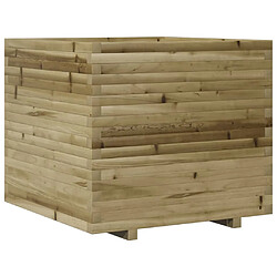 vidaXL Jardinière 80x80x72 cm bois de pin imprégné