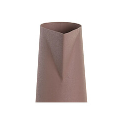 Avis Vase DKD Home Decor 12 x 10 x 35 cm Beige Rose Fer (2 Unités)