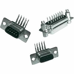 SUB-D mâle à picots 25 pôles MH Connectors 2103-0200-03 180 ° 1 pc(s)