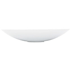 Avis vidaXL Lavabo 59,3x35,1x10,7 cm Fonte minérale/marbre Blanc