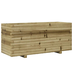 vidaXL Jardinière 110x40x49,5 cm bois de pin imprégné