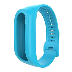 Wewoo Bracelet pour montre connectée Dragonne Sport en silicone TomTom Touch Bleu