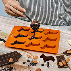 1 Pc Mignon Wiener Chien Glaçon Moule Bac à Glace Bricolage Outils De Cuisson Bonbons Fondant