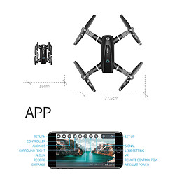 Universal S167 2.4G Drone GPS Télécommandé Quadcopter Avec Caméra 1080p WiFi FPV Points pliables Gestes de vol Photos Vidéos Hélicoptères Jouets | Hélicoptères télécommandés