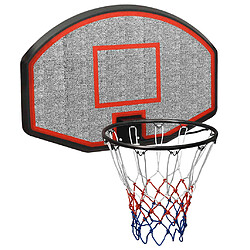 vidaXL Panneau de basket-ball Noir 90x60x2 cm Polyéthylène