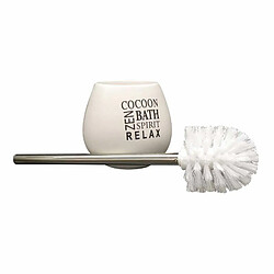 Paris Prix Brosse WC Céramique Tikal 38cm Blanc