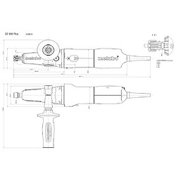 Acheter Metabo - Meuleuse droite 950W 6 mm avec poignée supplémentaire - GE 950 G Plus