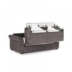 Avis Inside 75 Canapé lit 3 places ROMANTICO convertible EXPRESS sommier lattes 140 cm polyuréthane taupe matelas 16 cm