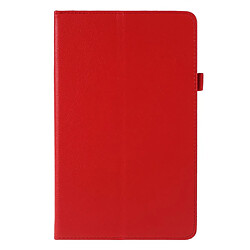 Etui en PU rouge avec support pour votre Samsung Galaxy Tab A 10.1 (2019) SM-T510/SM-T515