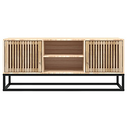 Acheter Maison Chic Meuble TV scandinave - Banc TV pour salon 105x30x45 cm bois d'ingénierie et fer -MN52536