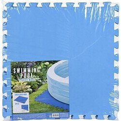 BigBuy Garden Revêtement de sol protecteur pour piscines démontables 50 x 50 cm (9 Unités)