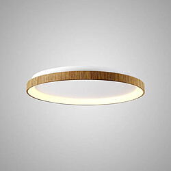 Inspired Ring Ceiling 78cm 58W LED, 3000K, 4700lm, Bois, 3 ans de garantie