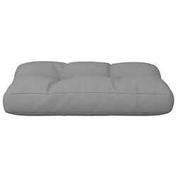 Acheter vidaXL Coussin de palette gris 50x40x12 cm tissu