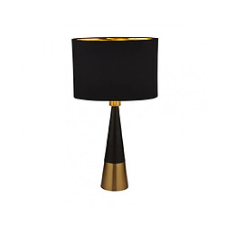 Searchlight Lampde de table Table Acier doux Noir mat 1 ampoule 58cm