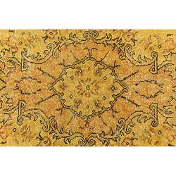 Vidal Tapis de laine 292x155 jaune Ultra Vintage