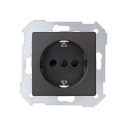 Ledkia Prise Schuko SIMON 82 Concept 8200432 Noir mat