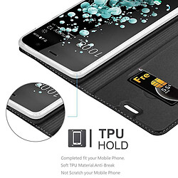 Cadorabo Coque HTC U PLAY Etui en Noir pas cher