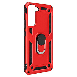 Avizar Coque Samsung S22 Ring Support Rouge