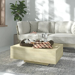 ComfortXL Table Basse Chêne Sonoma 85x55x31 Cm Aggloméré