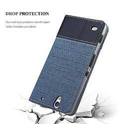 Cadorabo Coque Sony Xperia C4 Etui en Bleu pas cher