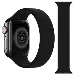 Avis PHONECARE Bracelet Solo SiliconSense pour Apple Watch Series 8 - 45mm (Poignet:150-164mm) - Noir