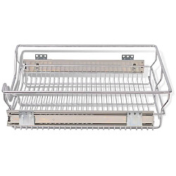 Acheter vidaXL Panier en treillis métallique 2 pcs 500 mm Argenté