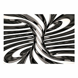 Paris Prix Papier Peint Black & White Swirl 105 x 150 cm