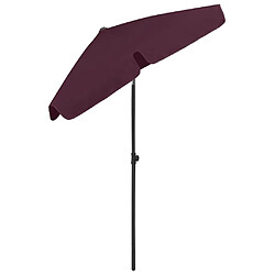 Acheter Maison Chic Parasol Jardin | Parasol de plage rouge bordeaux 180x120 cm - GKD95101